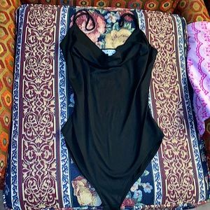 Gaze Black Bodysuit Size M Worn Once